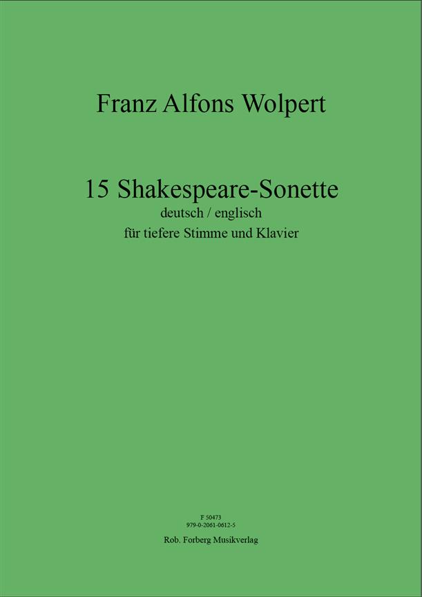 15 Shakespeare‐Sonette